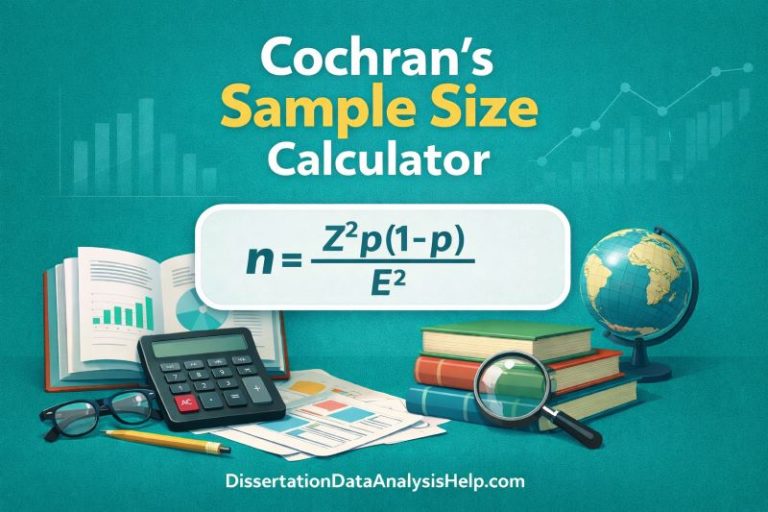 Cochran's sample size calculator & formula